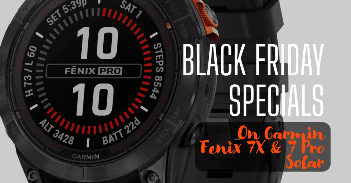 Garmin Fenix 7X Pro Solar & Fenix 7 Pro Solar: Best Black Friday Deals