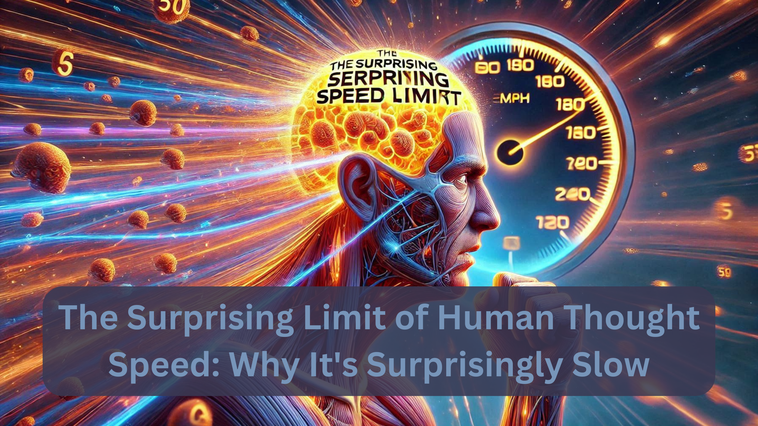 The Surprising Limit of Human Thought Speed: Why It's Surprisingly Slow