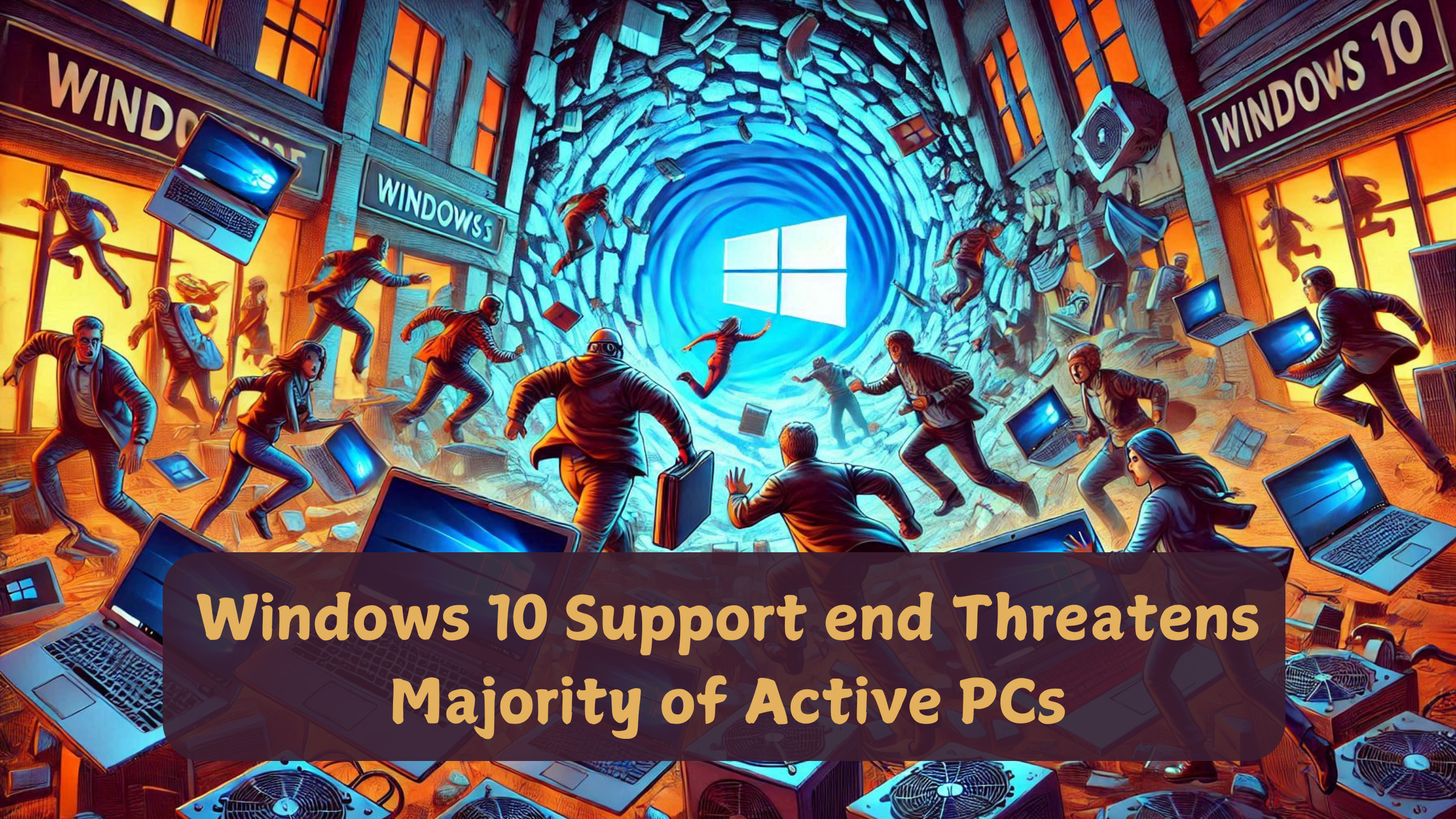 Windows 10 Support end Threatens Majority of Active PCs