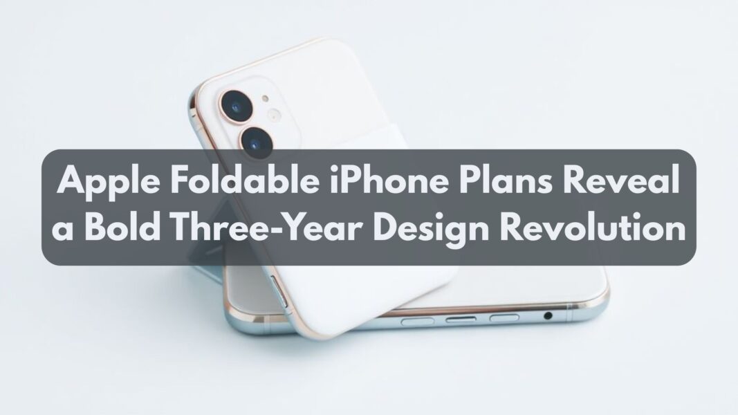 Apple Foldable iPhone Plans Reveal a Bold Three-Year Design Revolution