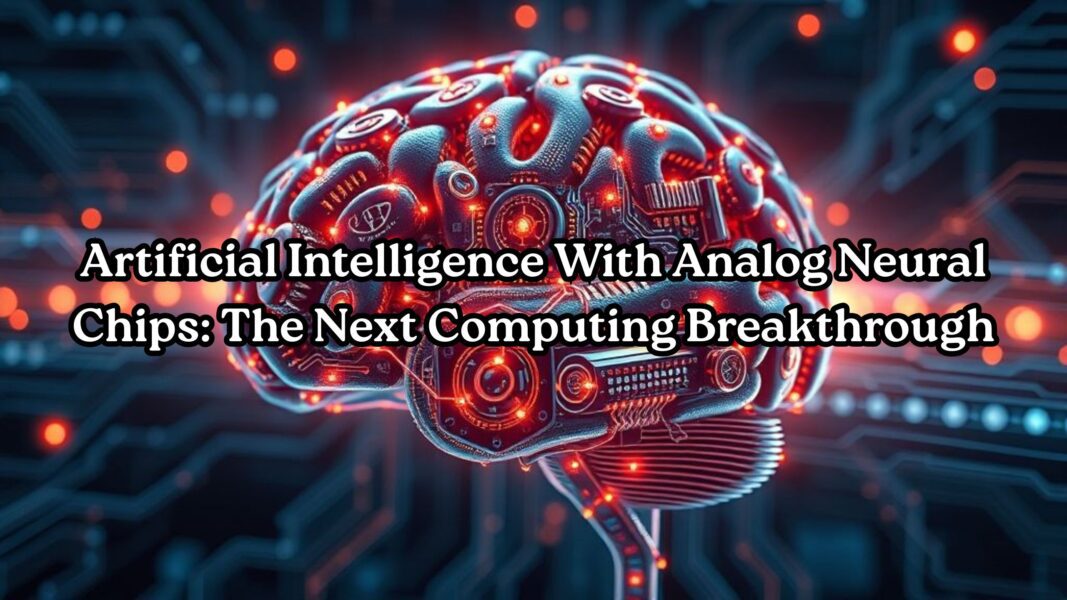 Artificial Intelligence With Analog Neural Chips: The Next Computing Breakthrough