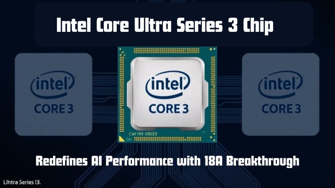Intel Core Ultra Series 3 Chip Redefines AI Performance with 18A Breakthrough
