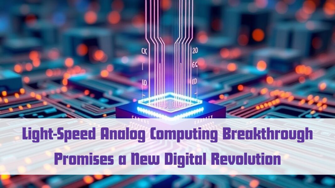Light-Speed Analog Computing Breakthrough Promises a New Digital Revolution