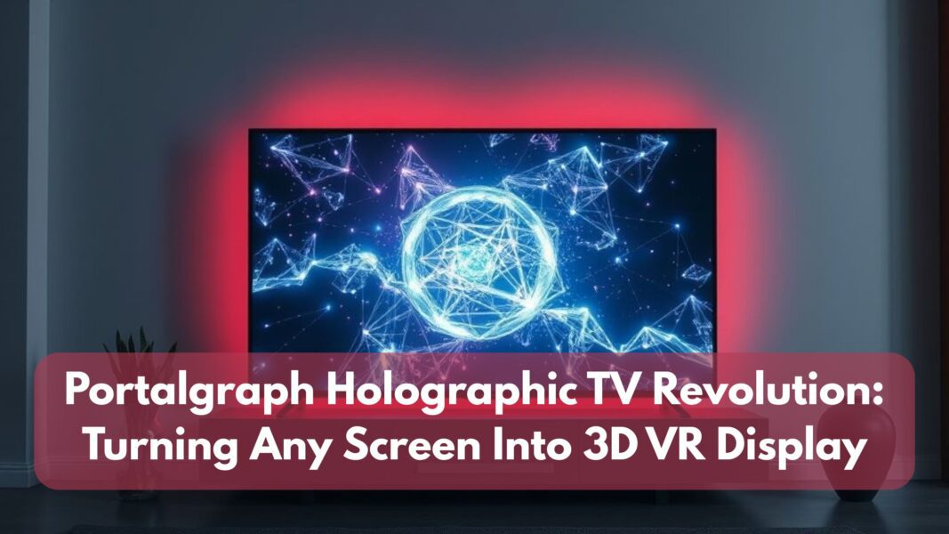 Portalgraph Holographic TV Revolution: Turning Any Screen Into 3D VR Display