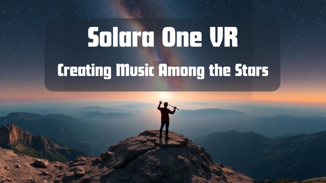 Solara One VR Creating Music Among the Stars Exploring Solara One VR: Creating Music Among the Stars