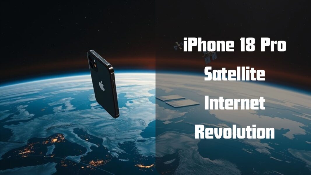 iPhone 18 Pro Satellite Internet Revolution Apple’s Space Connectivity Leap iPhone 18 Pro Satellite Internet Revolution: Apple’s Space Connectivity Leap