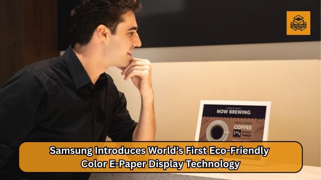 Samsung’s Color E-Paper Marks a Turning Point for Sustainable Display Technology