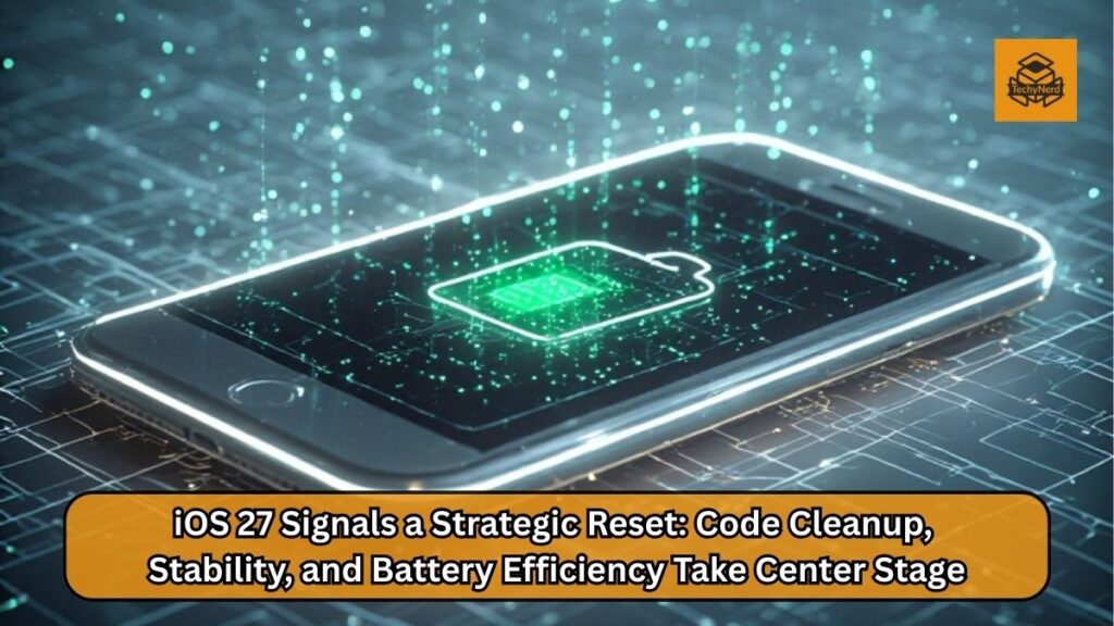 iOS 27 Focuses on Cleanup, Stability, and Battery Gains