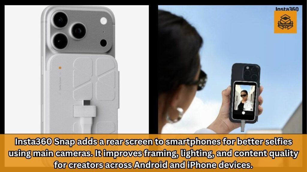 Insta360 Snap Selfie Screen Goes Global: A New Era for Mobile Content Creation